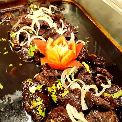 Lomo negro en cuadros