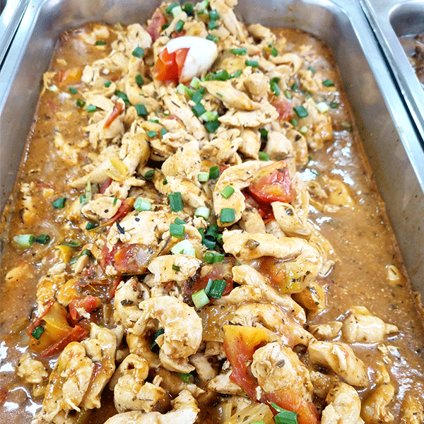 Fajitas de pollo a la toscana