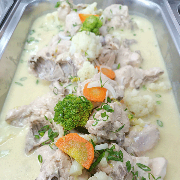 Pollo a la pradera
