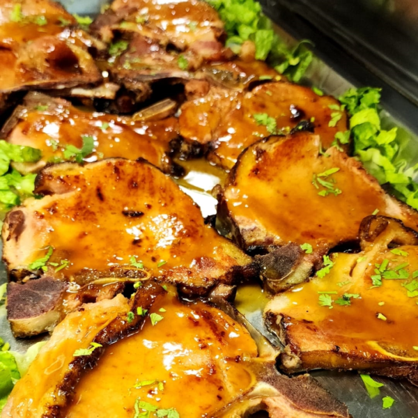 Chuleta de cerdo ahumada al tamarindo