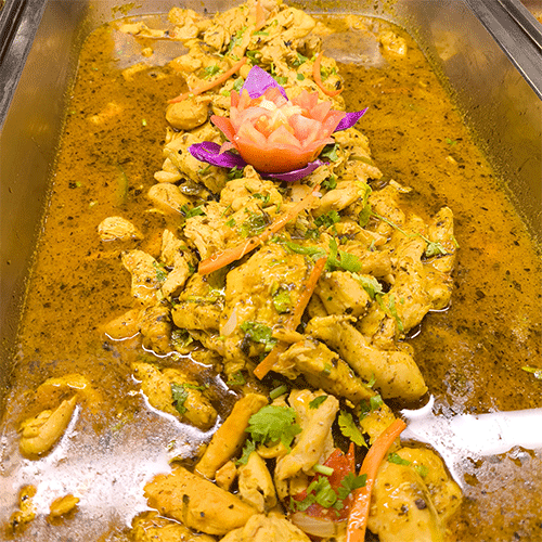 Fajitas de pollo al pesto